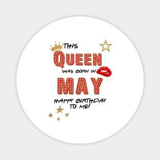 May Birthday Gift Magnet